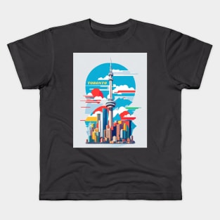 Toronto T-shirt, CN Tower, Canada Kids T-Shirt